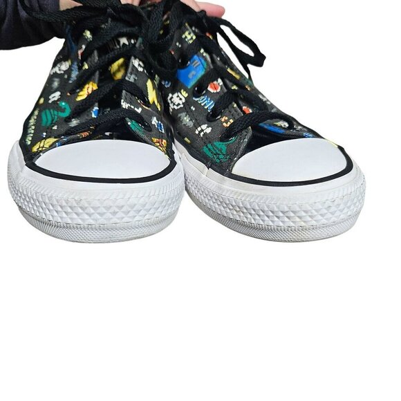 Converse‎ All Star Low Top Sneakers Retro Video Game Print Unisex  Junior Size 4 - Picture 3 of 12